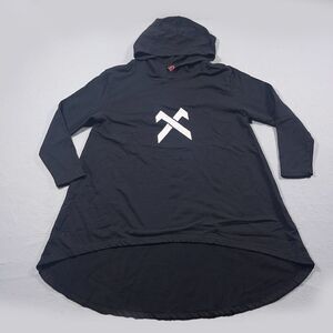 Techwear Industrial Hoodie‎ Mens Pullover Sweatshirt Black 11BYBBSDARK M